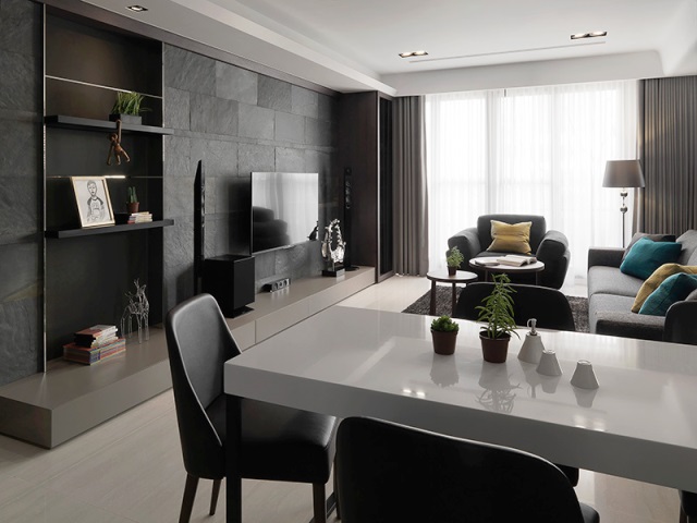 TV na Sala de Estar -ZINAREA Interior Design TV na Sala de Estar -ZINAREA Interior Design