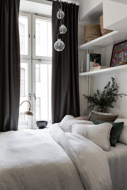 Decoração Quarto de Casal - Christina Nydahl_Apartment Therapy Decoração Quarto de Casal - Christina Nydahl_Apartment Therapy