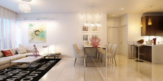 Apartamentos com salas integradas