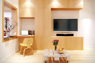 Apartamentos com salas integradas