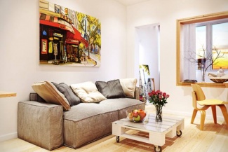 Apartamentos com salas integradas