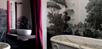 Banheiros Modernos - papel de parede