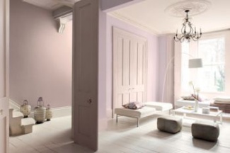 Foto: Dulux Valentine O romance vem novamente a tona com essa sala de estar. A dica aqui é brincar com tons de rosa para dar profundidade.
