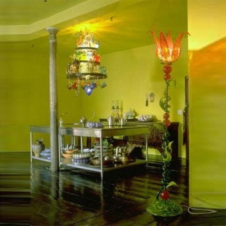 pia tipo ilha em inox