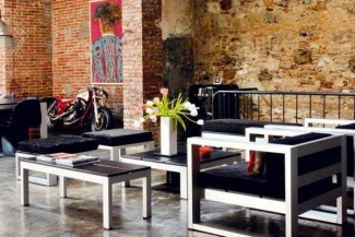 Um tipo de arte muito usado para o estilo industrial é o grafite