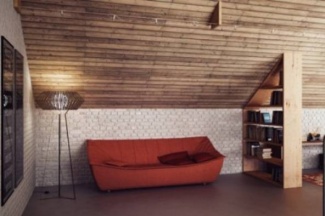 estante ou prateleiras como divisórias dos ambientes