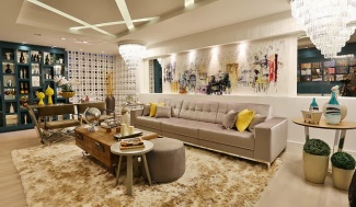 elementos retos e sóbrios inspirados na arquitetura da cidade de São Paulo