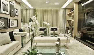 preto e branco - e elementos clássicos que marcam este ambiente