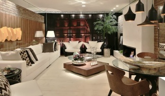 Ambiente quente com peças clássicas e elementos modernos