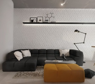 pequenos espaços com decoração masculina