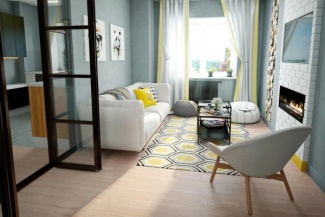 Aqui, muita graça com as almofadas e quadros descontraídos; 