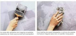 Pintura - Falso Papel de Parede