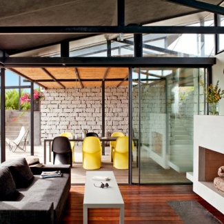estilo industrial na sala