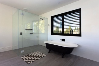 A banheira foi repaginada.