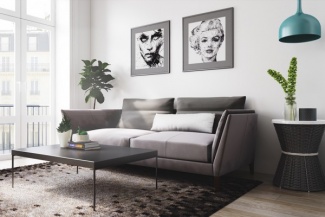 Decór escandinavo com cor!