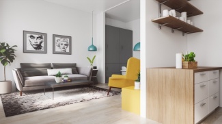 Decór escandinavo com cor!