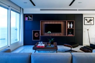 Decoração com toques escuros