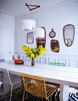 Espelho na Sala de Jantar - Miluccia Espelho na Sala de Jantar - Miluccia