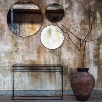 Espelho na Sala de Jantar - Espelhos oxidados da Notre Monde Espelho na Sala de Jantar - Espelhos oxidados da Notre Monde