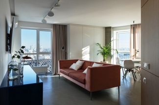 Apartamento Decorado Milagre da Manhã, área da tv