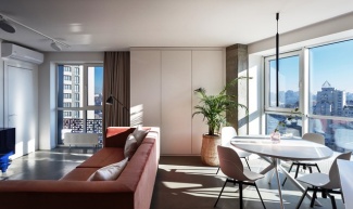 Apartamento Decorado Milagre da Manhã - vista da sala