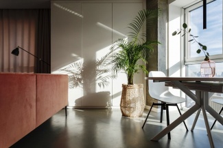 Apartamento Decorado Milagre da Manhã - detalhe da planta