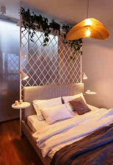 Apartamento Decorado Milagre da Manhã - luminária rica