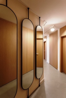 Apartamento Decorado Milagre da Manhã - espelhos elípticos