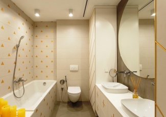 Apartamento Decorado Milagre da Manhã - banheiro social