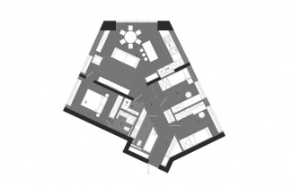 Apartamento Decorado Milagre da Manhã - planta baixa