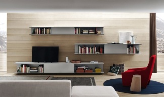 TV na Sala de Estar - Pinterest