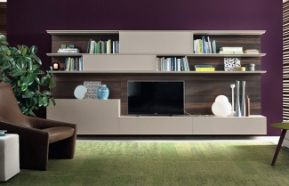 TV na Sala de Estar - Pinterest