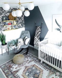 Decoração Quarto de Bebê - York Bali Leaves Ashford Tropics Wallpaper