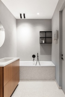 Decoração com preto e terracota