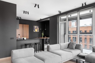 Decoração com preto e terracota