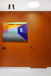 Decoração com preto e terracota